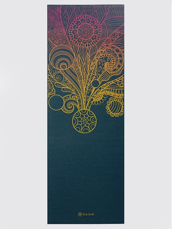 Gaiam Vivid Zest Yoga Mat 4mm