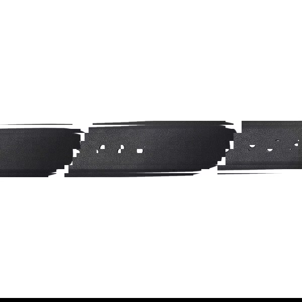 Barneys Originals Men's Black & Brown Reversible Bonded Leather Belt with Gunmetal Silver Buckle