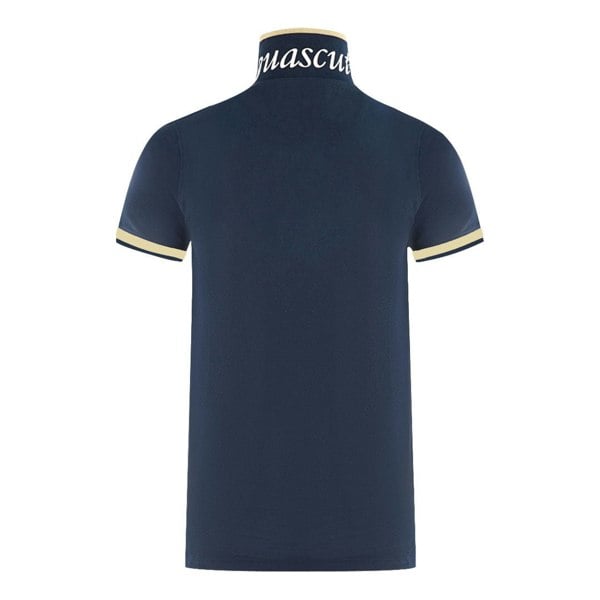 Aquascutum London Union Jack Polo Shirt - Navy Blue