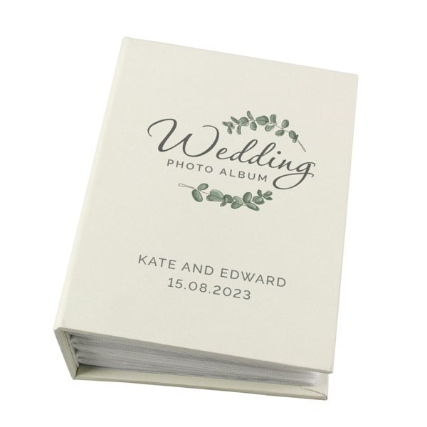 Personalised Memento Company Personalised Wedding 6x4 Photo Album