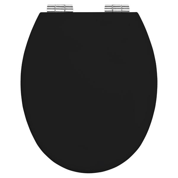 Bemis New York Black Silentium Soft close Toilet seat - Black