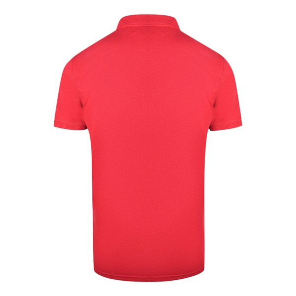 Cavalli Class Patch Logo Polo Shirt - Bordeaux Red