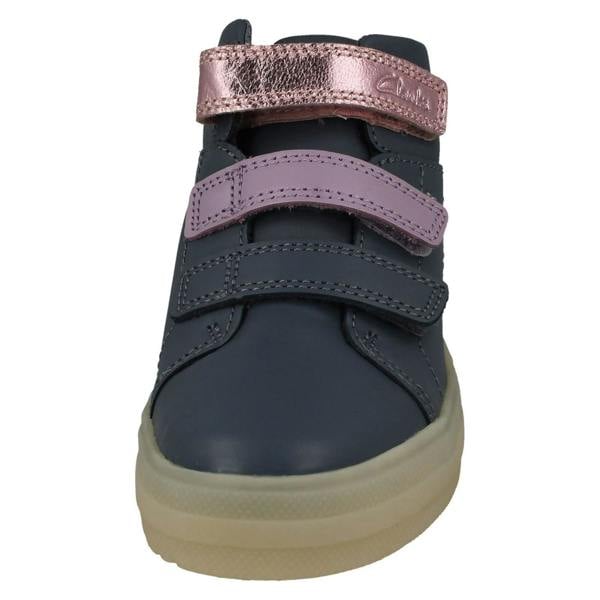 Clarks Childrens Clarks Star Detailed Light Up Ankle Boots Flare Show
