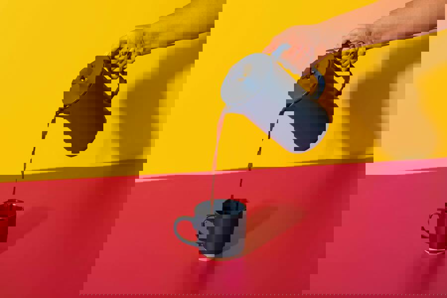 La Cafetière Arezzo 8 Cup Cafetière, Navy, 1L