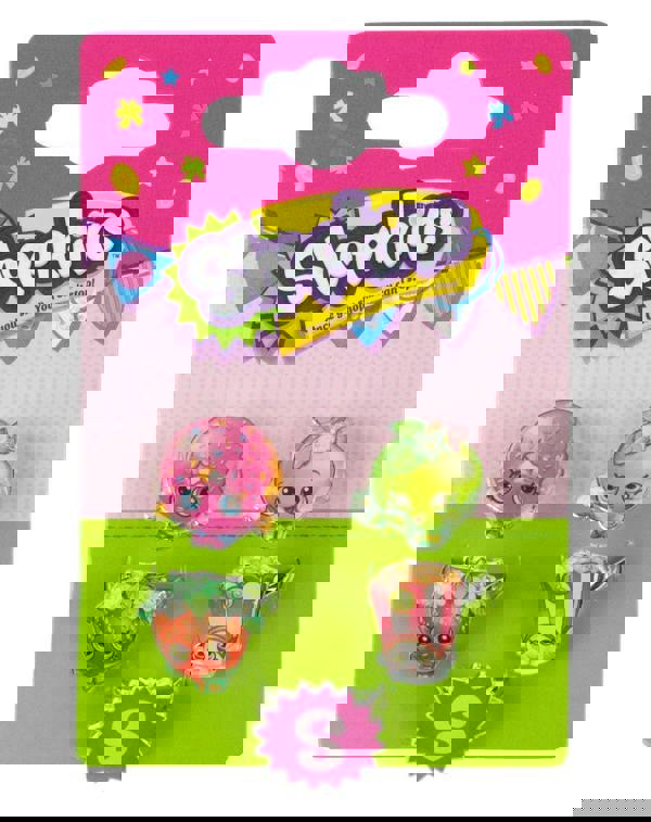 Vanilla Underground Shopkins Girls Silver Ring (One Size)