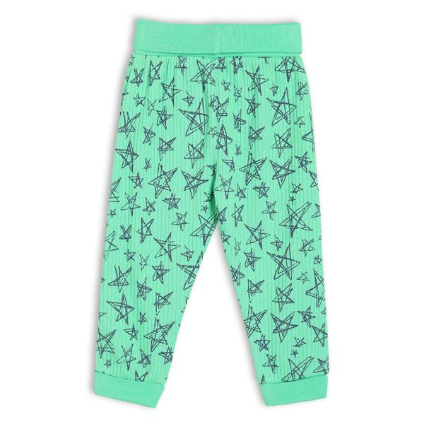 Mini Cuddles Baby Boys 3pk Printed & Solid Joggers, Multicolour