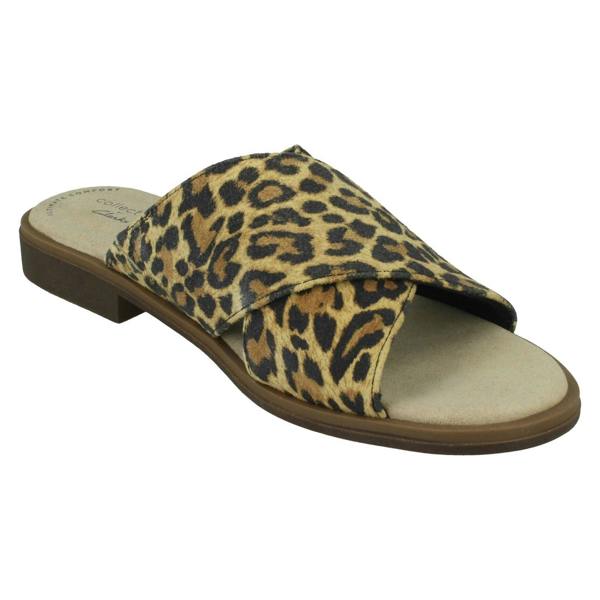 Clarks Ladies Clarks Slip On Summer Sandals Declan Ivy
