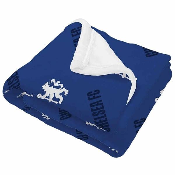 Chelsea FC Rotary Fleece Blanket, Bedroom, Sports, Gift
