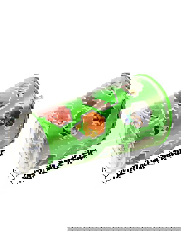 Minecraft Unisex Kids Green Straw Water Bottle (One Size)