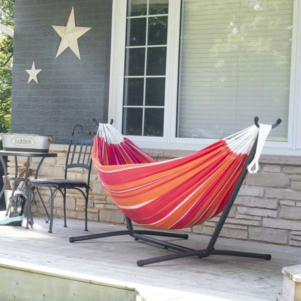 Vivere's Combo - Double Mimosa Hammock with Stand (8ft)