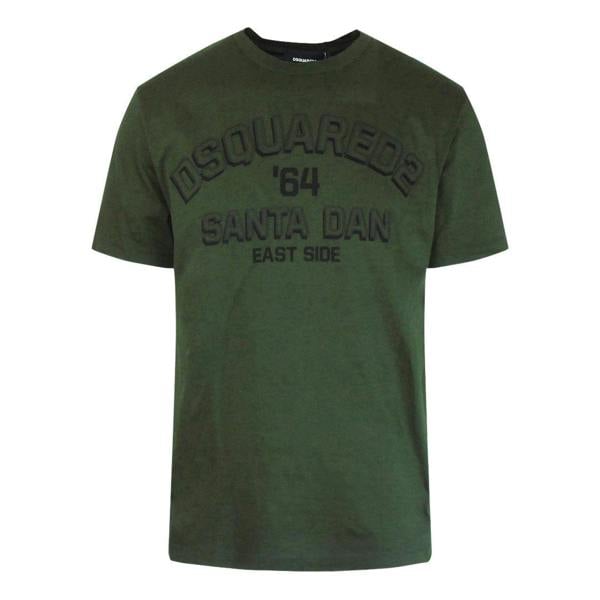 Dsquared2 Santa Dan 64 Dark Green T-Shirt