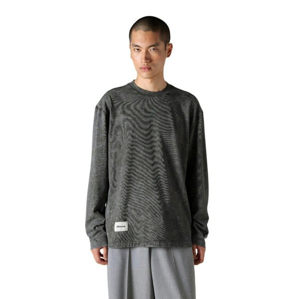Mizuno Mens Sportstyle FloraTech Long-Sleeved T-Shirt - Grey