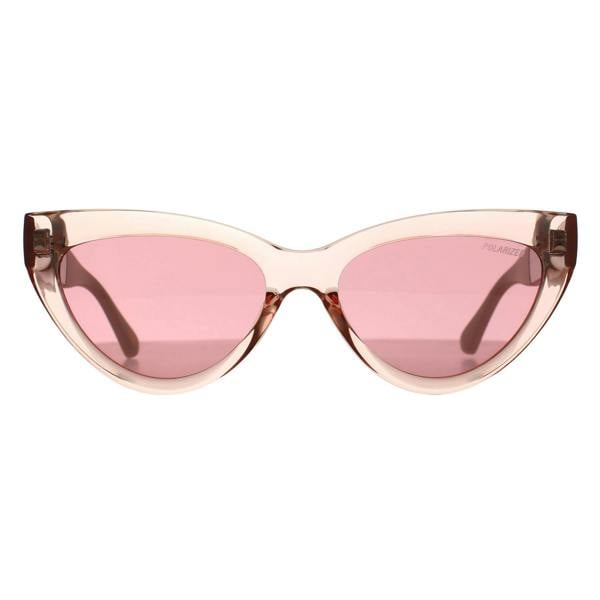 Skechers Sunglasses SE6102 72S Crystal Pink Pink Polarized