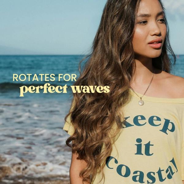 Beachwaver B Series Pretty Pastels Collection - B1.25 Lilac - UK Plug by Beachwaver for Women - 1.25 Inch Curling Iron