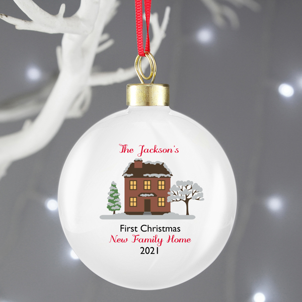 Personalised Memento Company Personalised Cosy Christmas Bauble