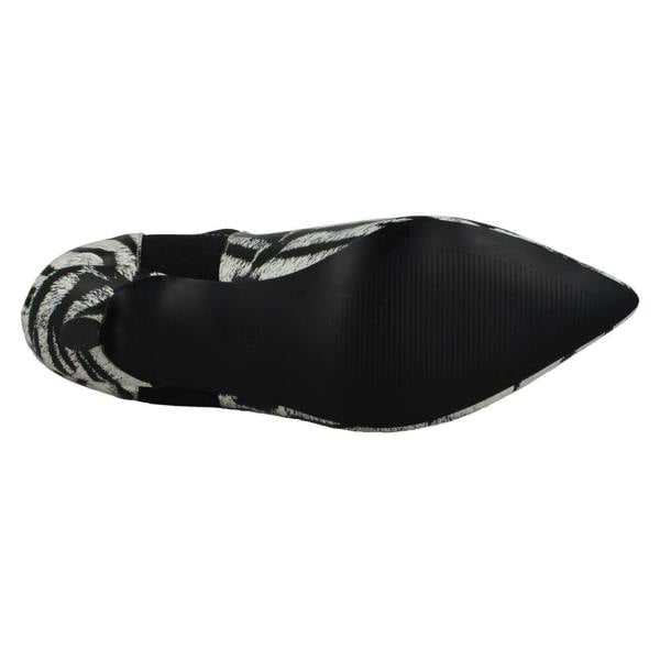 Spot On Ladies Spot On Animal Print Ankle Boots F51118