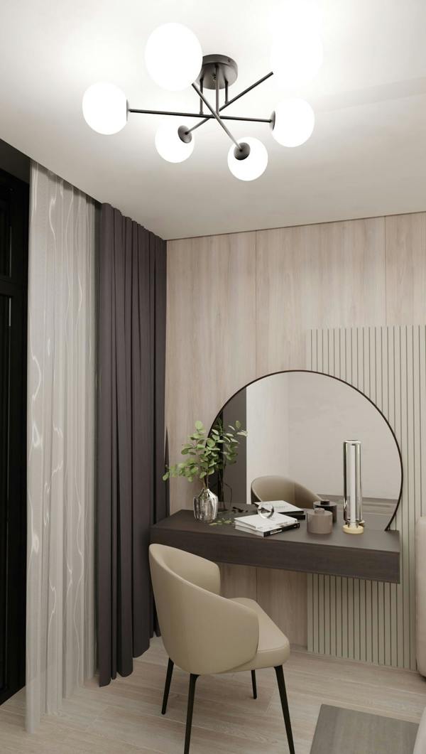 Emibig ROMA Ceiling lamp  6 x E14 Black with White Shade