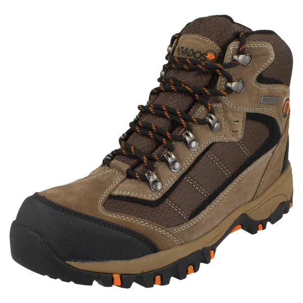 Nevadosxp Mens Nevadosxp Lace Up Leather Walking Boots with Memory Foam Insoles - Lakewood