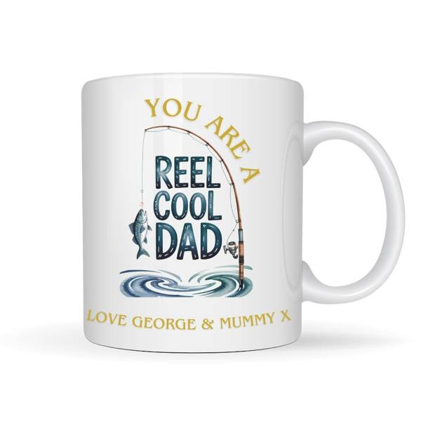 Personalised Reel Cool Dad Mug Gift | Dad Father's Day Gift