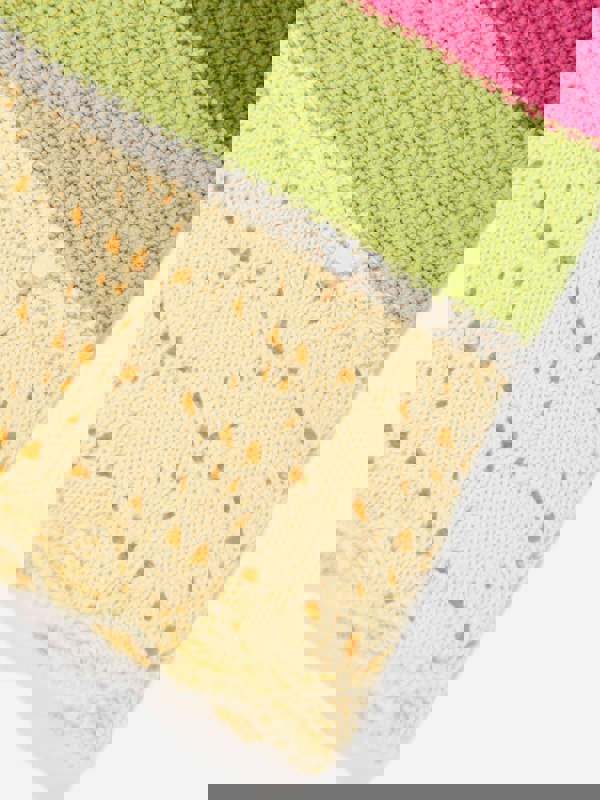 Emporio Armani Girls Crochet Knit Shorts in Multicolour