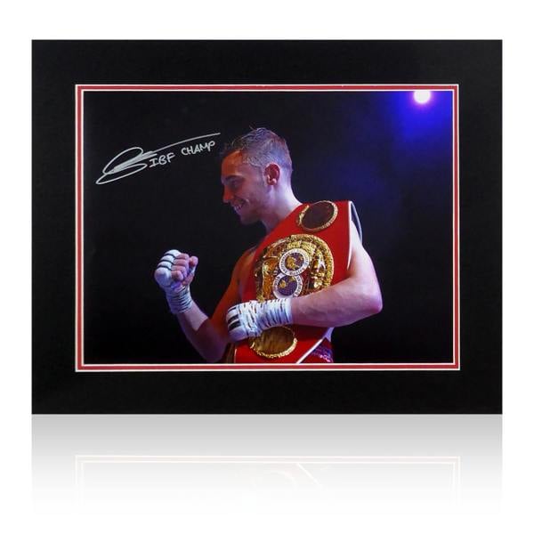 Sunny Edwards Signed Mount