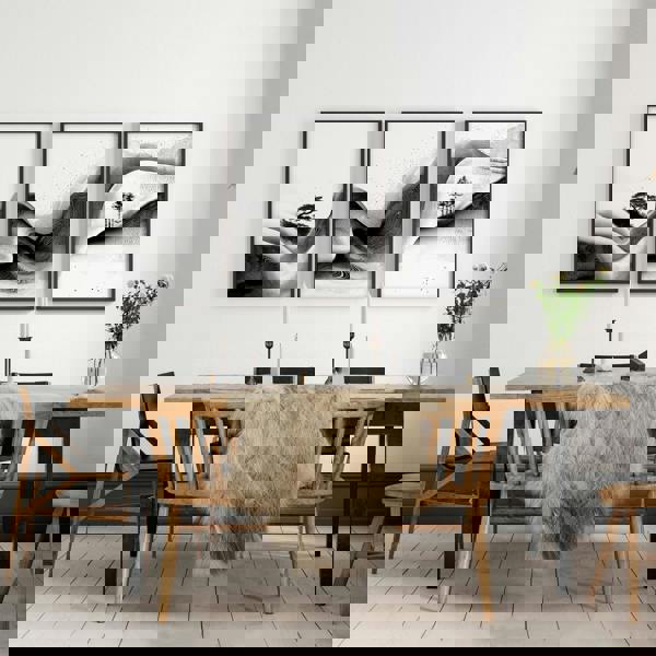 Modern Wall Art Living Room | Set of 3 Asian Inspired Wall art Prints