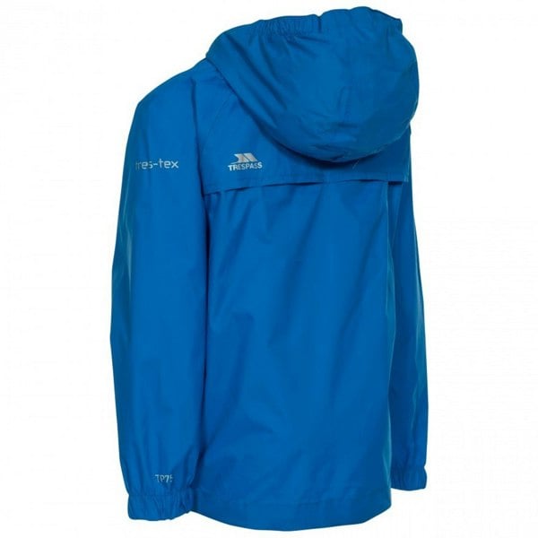 Trespass Childrens/Kids Qikpac Waterproof Packaway Jacket - Cobalt