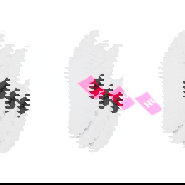 Hugo Unisex Adult Liner Socks (Pack of 3) - White - 