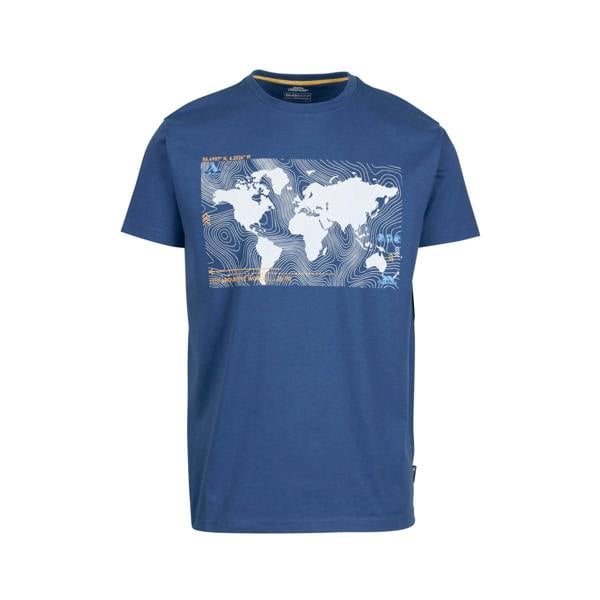 Trespass Mens Chera Printed T-Shirt - Indigo - 