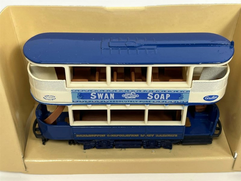 MCSlots Preston Tramcar Swan Soap 1:87 Scale Models of Yesteryear Matchbox Y15D S6