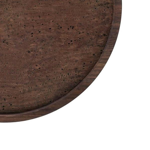 LSA City Walnut and Cork Serving Tray D40cm