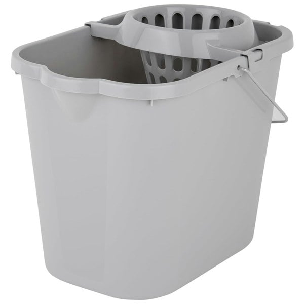  1 x 12L Mop Bucket & Wringer Multi Surface Plastic Bucket With Handle