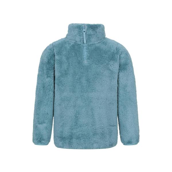 Mountain Warehouse Childrens/Kids Teddy Half Zip Fleece Top - Teal - 