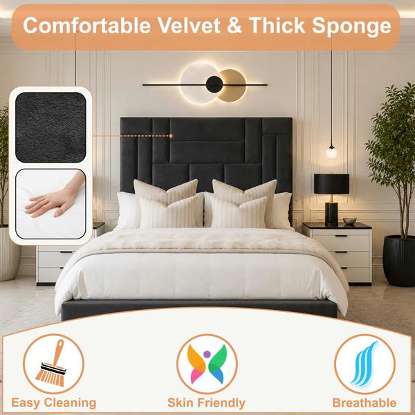 Paradise Beds Abstract Haven Ottoman Bed With Headboard