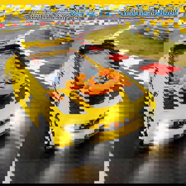 deAO Toys Simulation Racing Car Game Toy for Kids Interactive Driving Game with Steering Wheel, Sound & Lights Perfect Gift