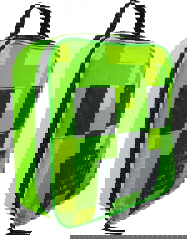 Minecraft Back pack set 5 Piece Boys Black Creeper & Tnt Graphics 5 Piece Backpack Set (One Size)