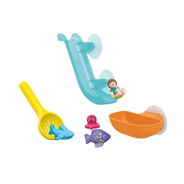 Playmobil JUNIOR AQUA: Water Slide with Sea Animals - 71689 Playset
