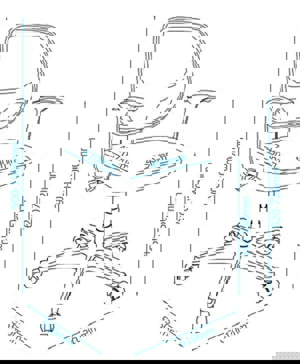 Dorel Home Davis office chair with wheels in black