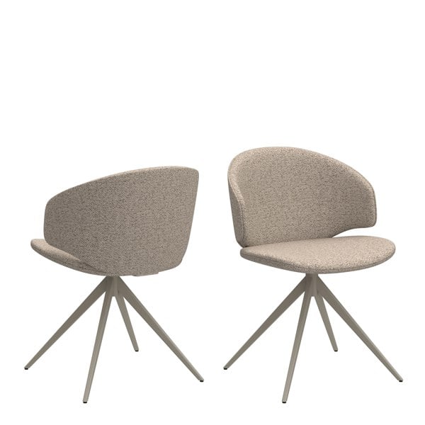 Furniture To Go Ella Swivel Beige Dining Chair