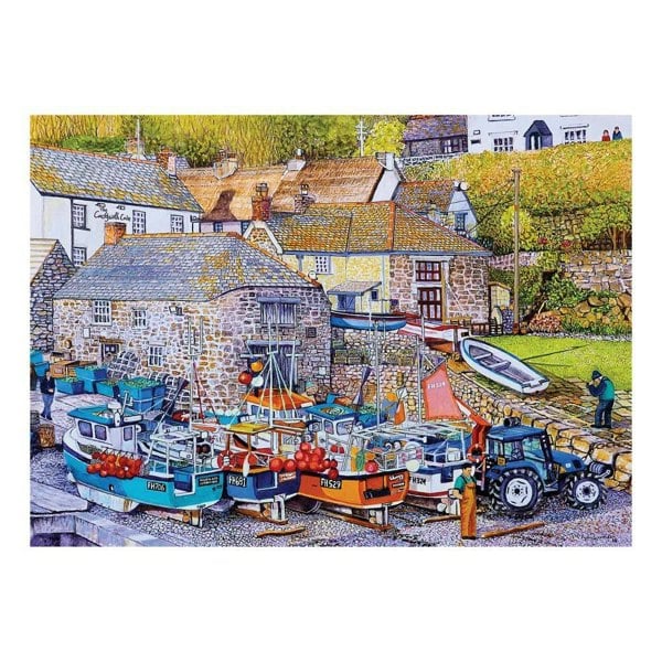 The House of Puzzles Cadgwith Cove BIG 500 Piece Jigsaw Puzzle