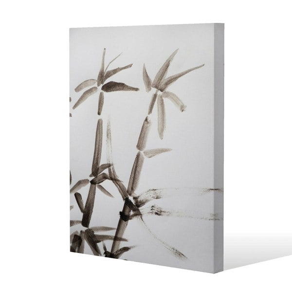 Benjamin Tate Design Japanese painting of bamboo Slim Style Canvas Print  90x120cm , 15mm Slim Real wood.