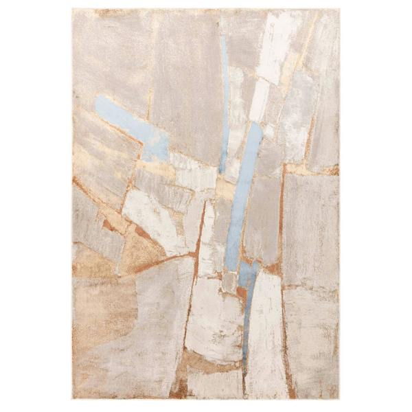 Asiatic The Rug Edit Miro Metallic Checker Beige Area Rug