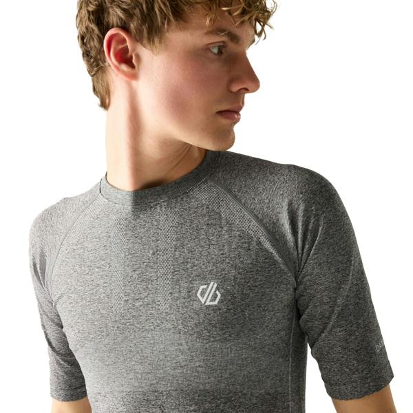 Dare 2B Mens In The Zone II Short-Sleeved T-Shirt - Charcoal Grey Marl - 