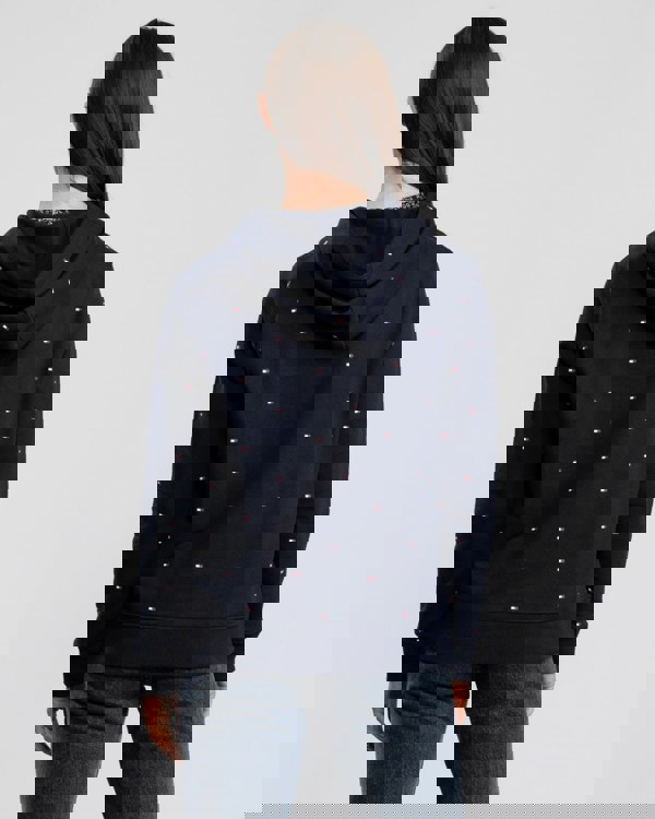 Tommy Hilfiger Womens Flag Print Hoodie