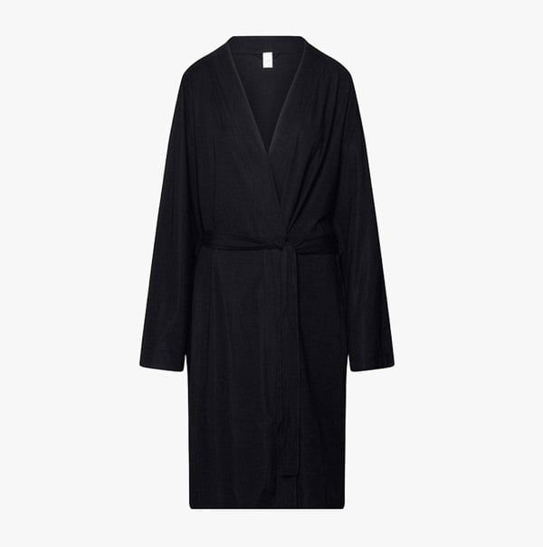 Calvin Klein INTENSE POWER Womens Bathrobe Black