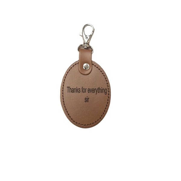 Zatchels Leather Charm for Teacher - Free Engraving - Assorted Colours