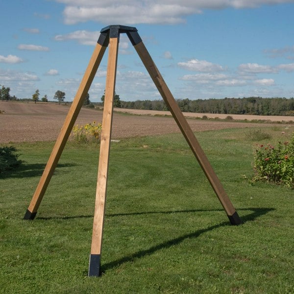 Vivere Steel Tripod BRAKITS for 89x89mm Post - Black