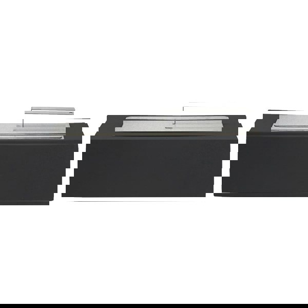 Concrete Rectangle Bio-Ethanol Outdoor Tabletop Fireplace Living and Home
