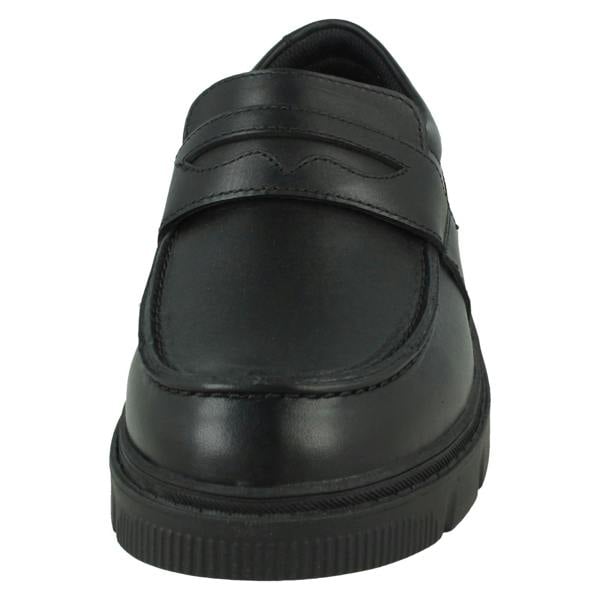 Clarks Boys Clarks Chunky Sole Slip On School Shoes Lorcam Craft