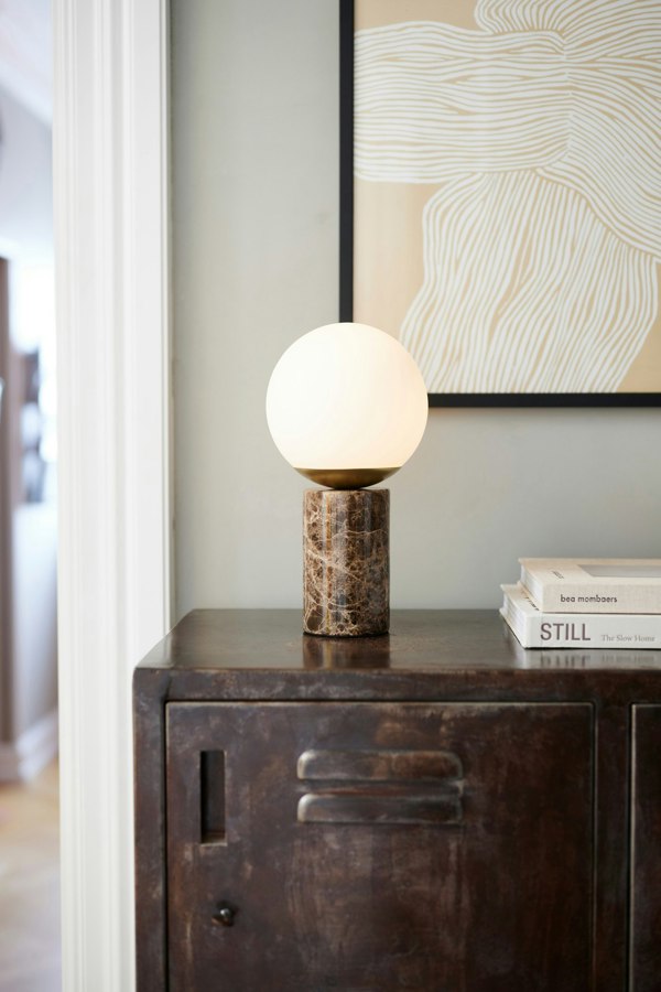 Nordlux Lilly Marble | Table lamp | Brown